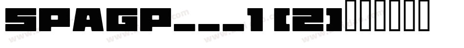 SPAGP___1 (2)字体转换